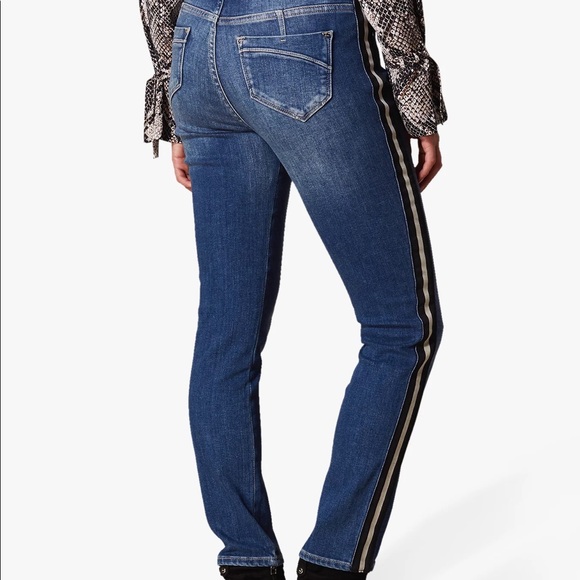 KAREN MILLEN | Side Stripe Jeans - Picture 4 of 16